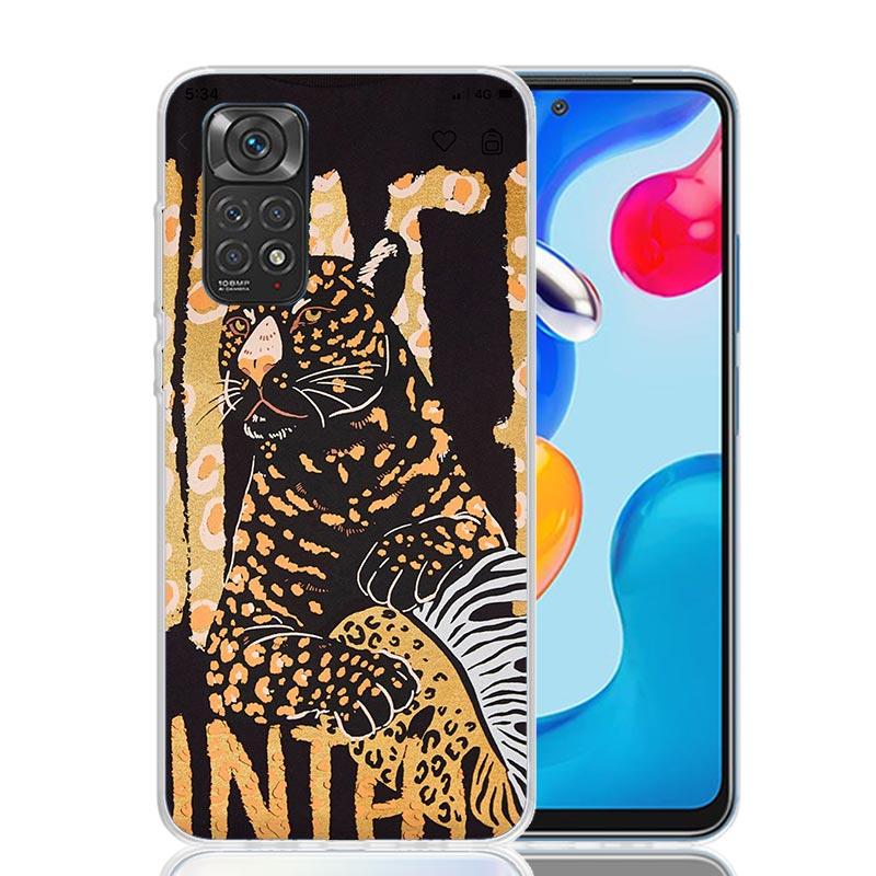 African Style Fabric Pattern Phone Case For Xiaomi Redmi Note 15 14 13 12S 12 Pro Plus 11S 11E 11 11T 10S 10 Art Soft Pattern Co