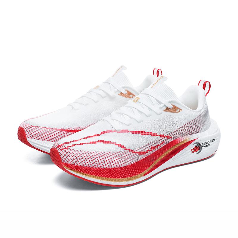 New style pro Running shoes Men's shoes Racing Breathable shock-absorbing carbon plate ultralight student sports shoes