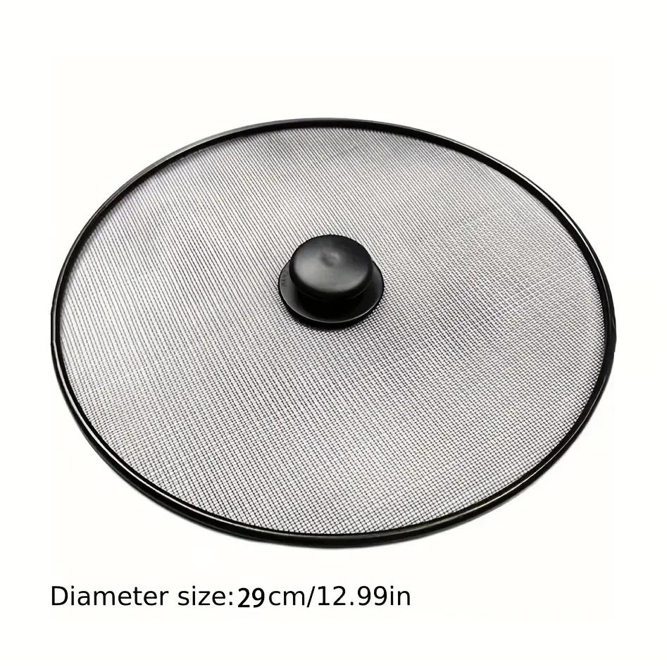 Splatter Guard - Heat-Resistant Mesh Cover, Prevents Splatters and Smoke Emissions, Keeps Food Fresh,Ideal Healthy Cooking Essential | Durable Netting
