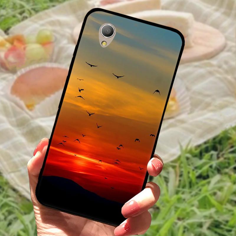Alcatel 1 5033D Kılıf Kapağı Alcatel1 Silikon Yumuşak Mermer Siyah Tampon Funda Coque Alcatel 1 5033D 5033 5033A İçin Koruyucu
