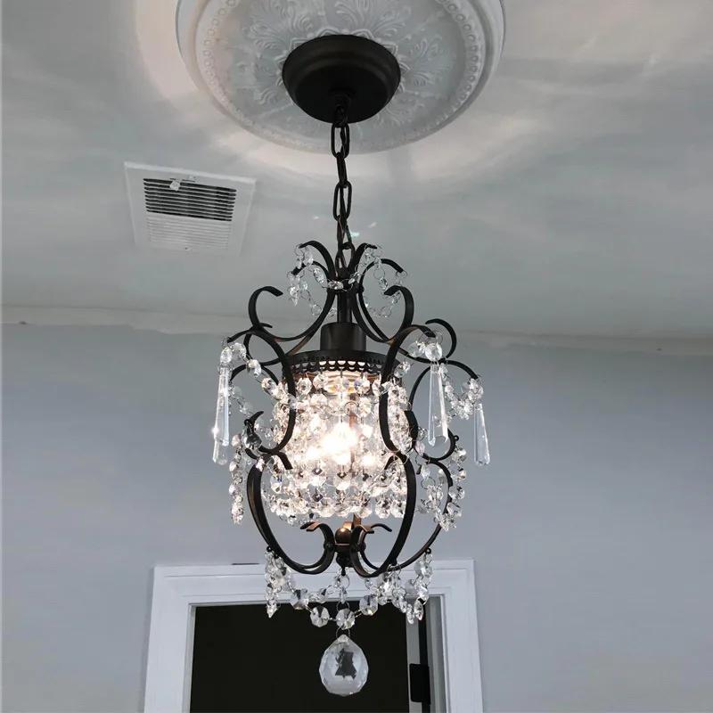 Modern Crystal Chandelier Farmhouse Ceiling Light Decor Lamp for Dining Living Room Bedroom Restaurant Home Hotel Loft