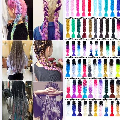 Ombre 24 Jumbo Pletenie Kanekalon Afrikanskih Box Kosy Dip Kraska Dlya Volos 100g Pachka Kupit Po Nizkim Cenam V Internet Magazine Joom