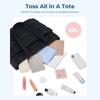 Puffer-Tragetasche Damen Umhängetasche mit Flaschenfächern Reise-Handtasche Gepolsterte Tragetasche für 15,6 Zoll Laptop Arbeit Fitnessstudio Pendeln