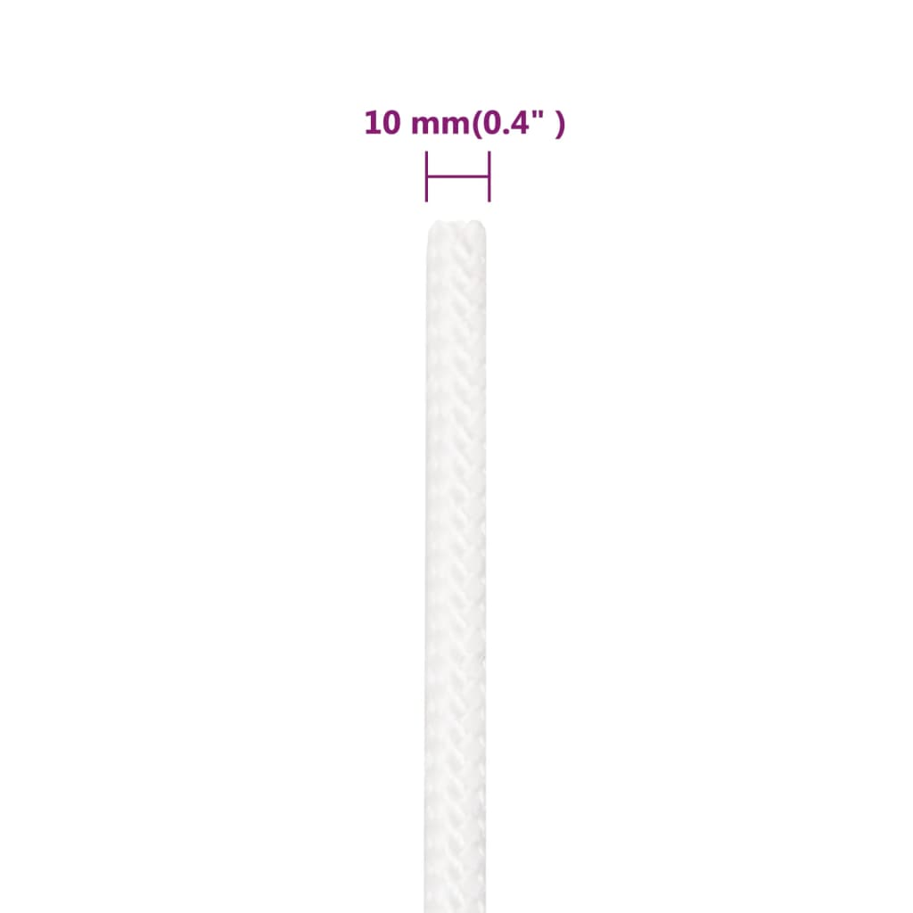 Boat Rope White 10 mm * 25 m Polypropylene