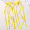 LOVEKIKI 2Pcs Long Tassel Hair Bow Hair Clips for Girl Lovely Ribbon Headwear Ins Party Ponytail Barrette Women Hair Accessories