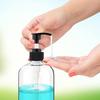 Empty Plastic Pump Bottles Dispenser 16oz/500ml Portable Clear BPA-Free Cylinder Shampoo Lotion Hand Pump Bottle Durable