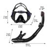 Alliance Envoy Adult Diving Mask and Snorkel Set