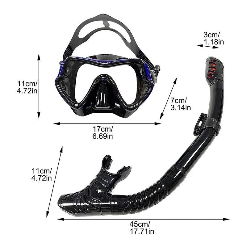 Alliance Envoy Adult Diving Mask and Snorkel Set