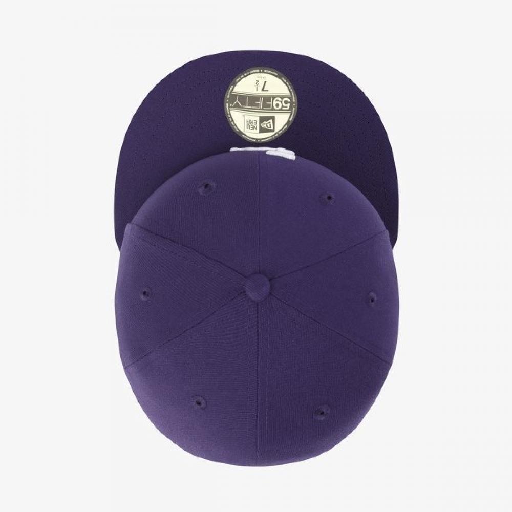 New Era Dodgers Mlb Základní přiléhavá čepice Fialová 15131699