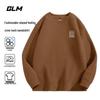 GLM American Style Waffle Knit Panda Graphic Round Neck Sweatshirt