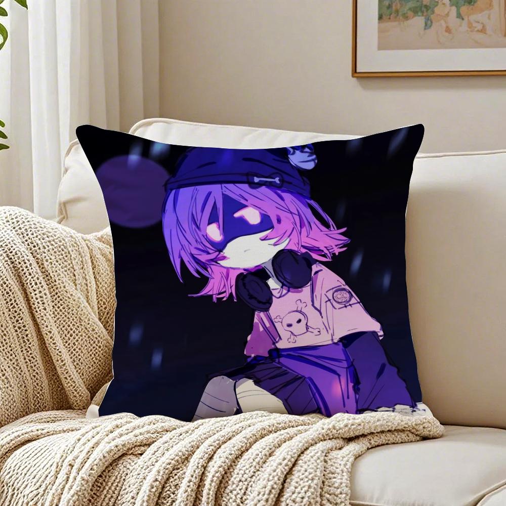 Cyberpunk Action Anime MMurder DDrones Cushion Cover Pillowcase Antidustmite living Room Sofa Decor Cushion Room
