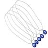 5Ps Turkish Blue Eye Necklace Protection Lucky Jewelry Accessories Gifts Crafts 2.5x2.5cm
