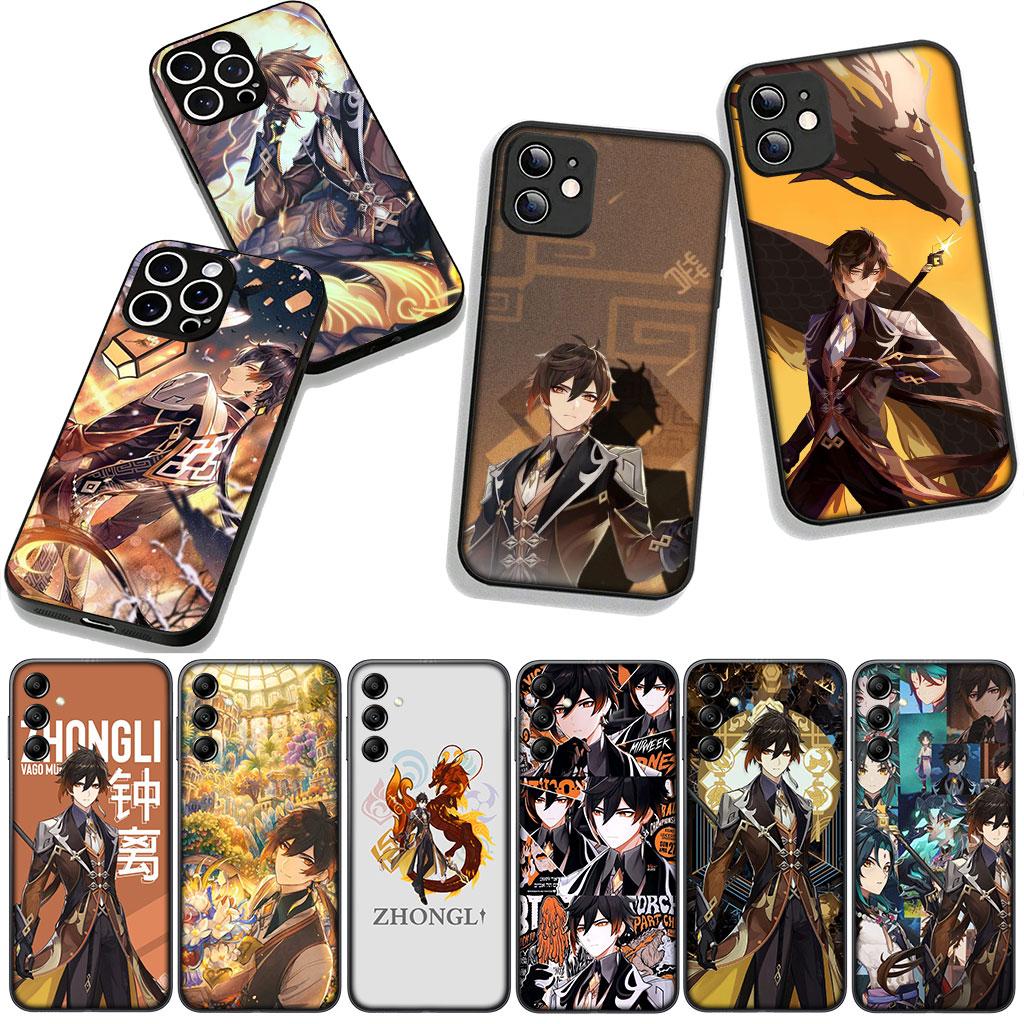 Genshin Impact ZhongLi Zhong Li Case for Motorola Moto G04 G13 G14 G22 G23 G20 G32 G34 G35 G64 G82 G84 G53 G60 G72 E14 E15 E13
