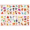 10 Sheets/Set  Fake Tattoo Stickers Cartoon Animal Temporary Tattoos for Kids Arms Body DIY Waterproof Tattoo
