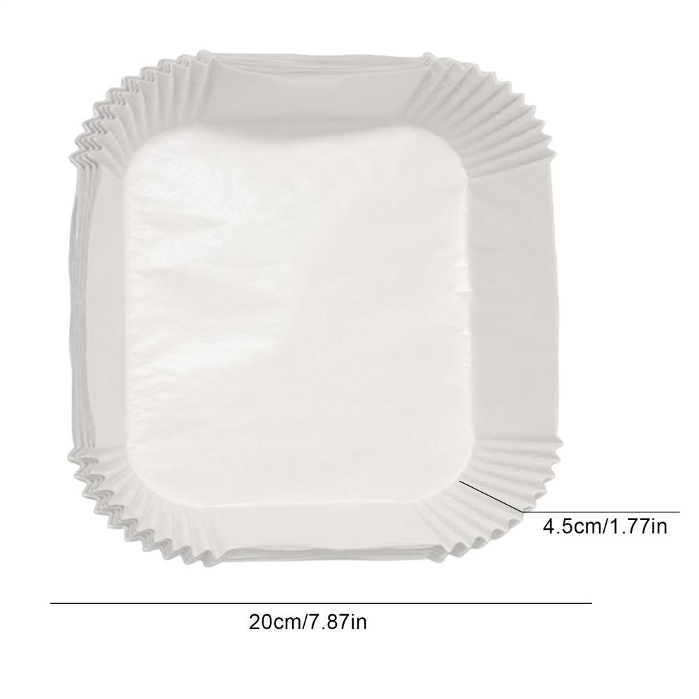 Round Air Fryer Paper 100 Pieces Unbleached Baking Supplies Air Fryer Basket Paper For Home Bakers Birthday Holiday Family