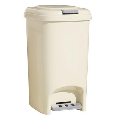 Poubelle à pédale 8,1L Poubelle à pied avec couvercle Grande capacité pour cuisine salle de bain