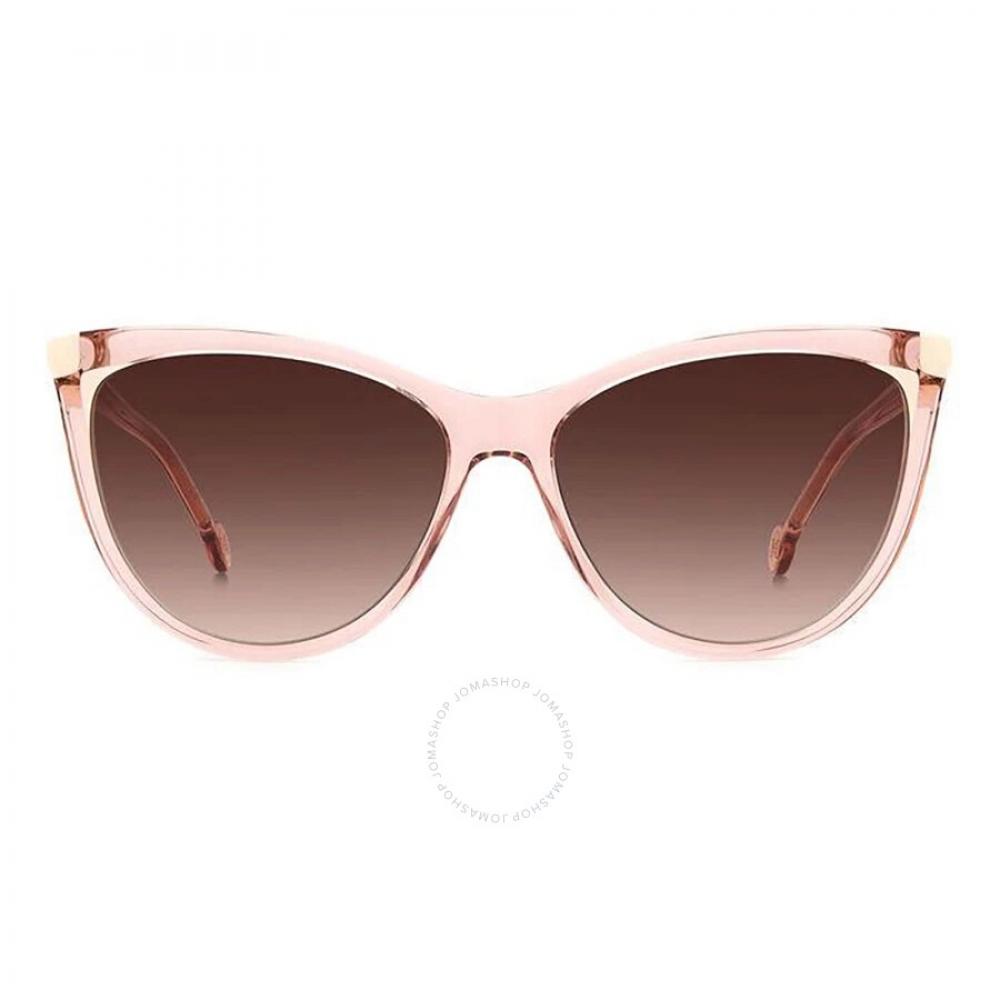 

Carolina Herrera Brown Cat Eye Ladies Sunglasses HER 0141 S 0BJS HA 58