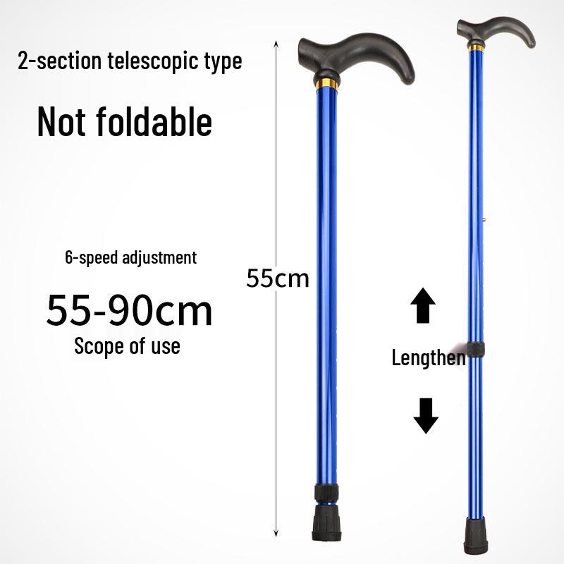 Five-Section Folding Ultra-Short Trekking Poles with T-Handle and Adjustable Telescopic Design for Hiking and Mountaineering