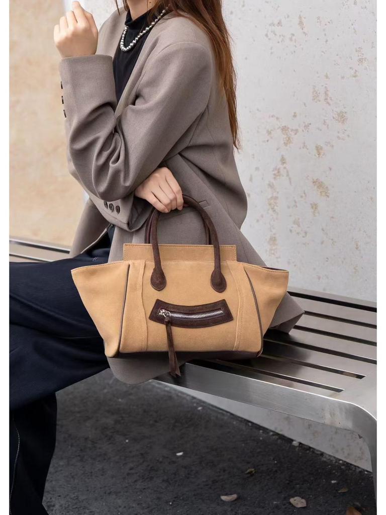 2025 Retro Mode Smiley Face Umhängetasche - Vielseitige Handtasche mit großer Kapazität
