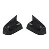 For Tesla Model Y Juniper 2025 Car Rearview Side Mirror Cover Wing Cap Exterior Door Trim Adhesive Sticker ABS Carbon/ Black