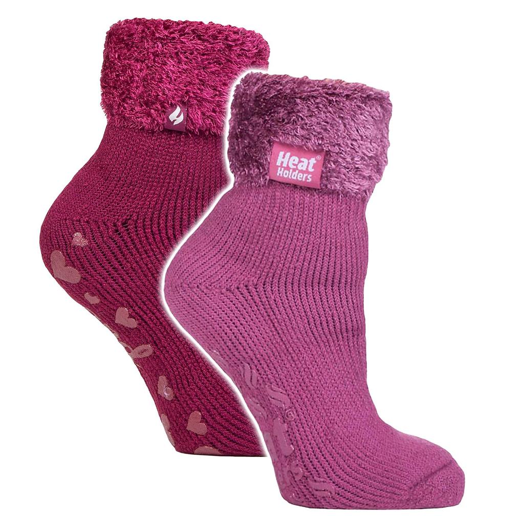 2 paires de chaussettes d'hiver douces pour dames