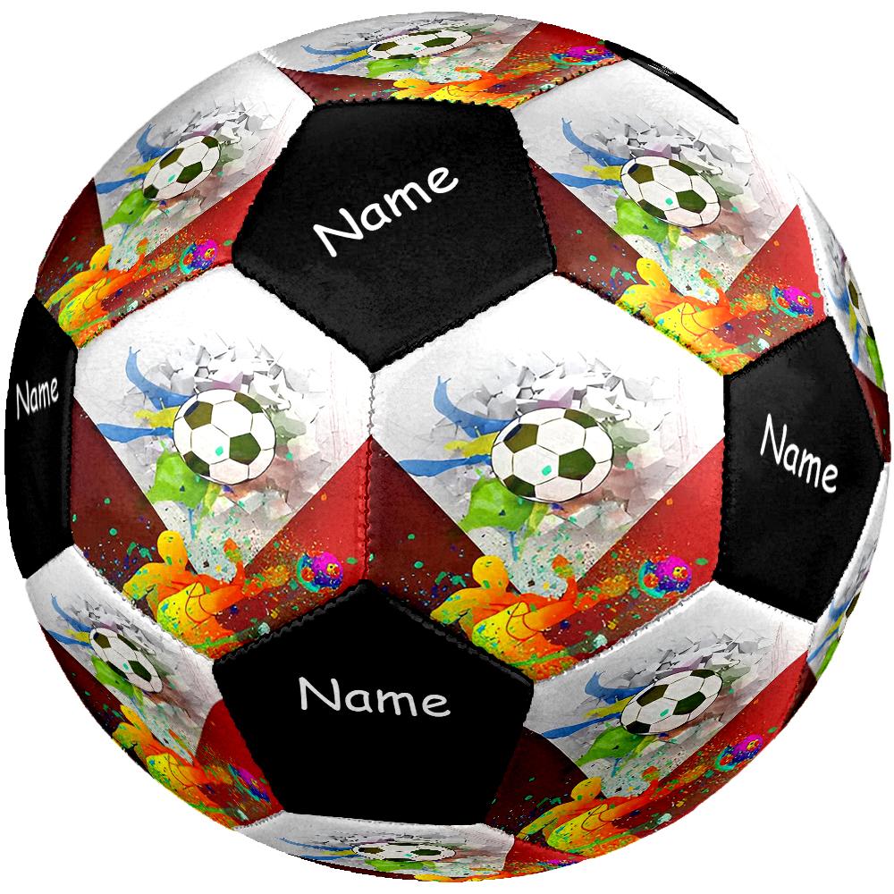 Custom Name Soccer Theme Size 5 Soccer Ball, Suitable for Both Indoor and Outdoor Matches, a Gift Suitable for Everyone.