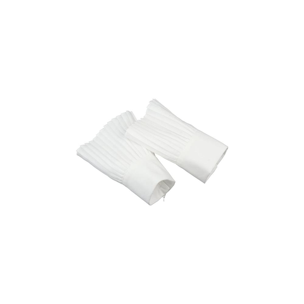 Chiffon Fake Cuffs Detachable Cuffs Fake Flared Sleeves Pleated Fake Sleeves  Blouse Wrist Warmers