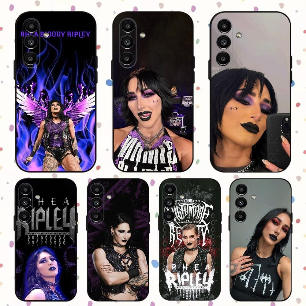 Rhea Ripley Phone Case For Samsung S24,S21,S22,S23,S30,Ultra,S20,Plus,Fe,Lite,Note,10,9,5G Black Soft Cover