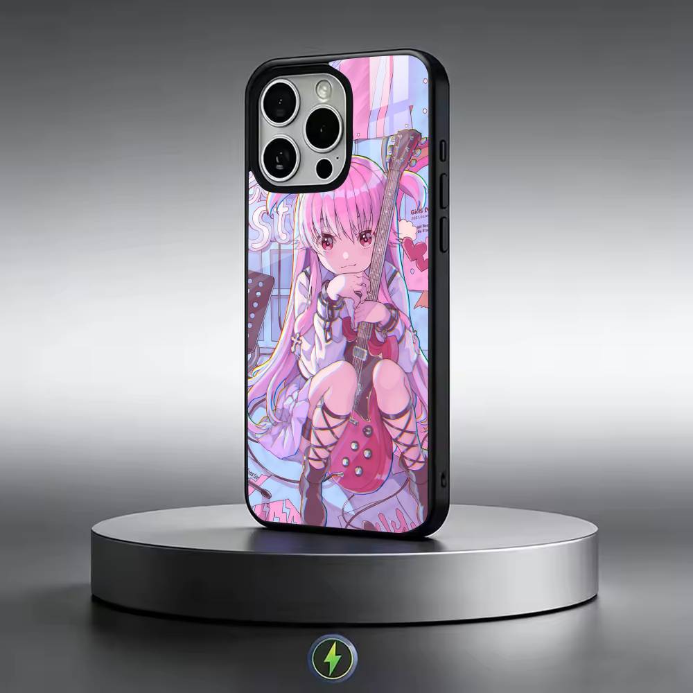Anime Angel Beats Y-Yui Phone Case For iPhone17,16,15,14,13,12,11 Plus,Pro Magnetic For Magsafe Wireless Charging iPhone17Pro