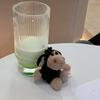 Adorable Black Wool Lamb Keychain - Cute Cartoon Couple Plush Doll Pendant