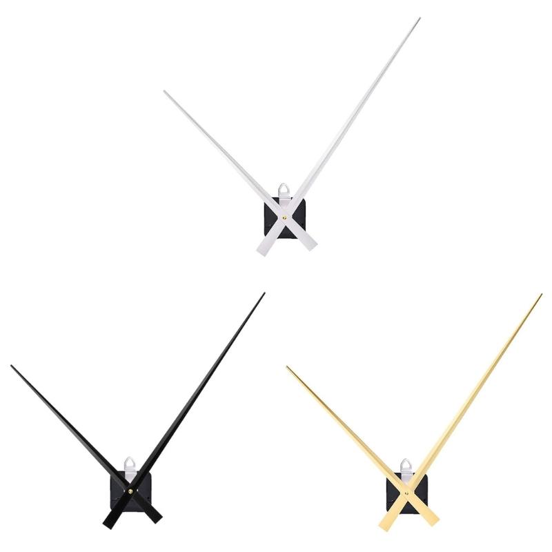 Oversized Wall Clock Mechanism Set with Strong Drive Support and Long Hands for DIY Replacement and Assembly Use