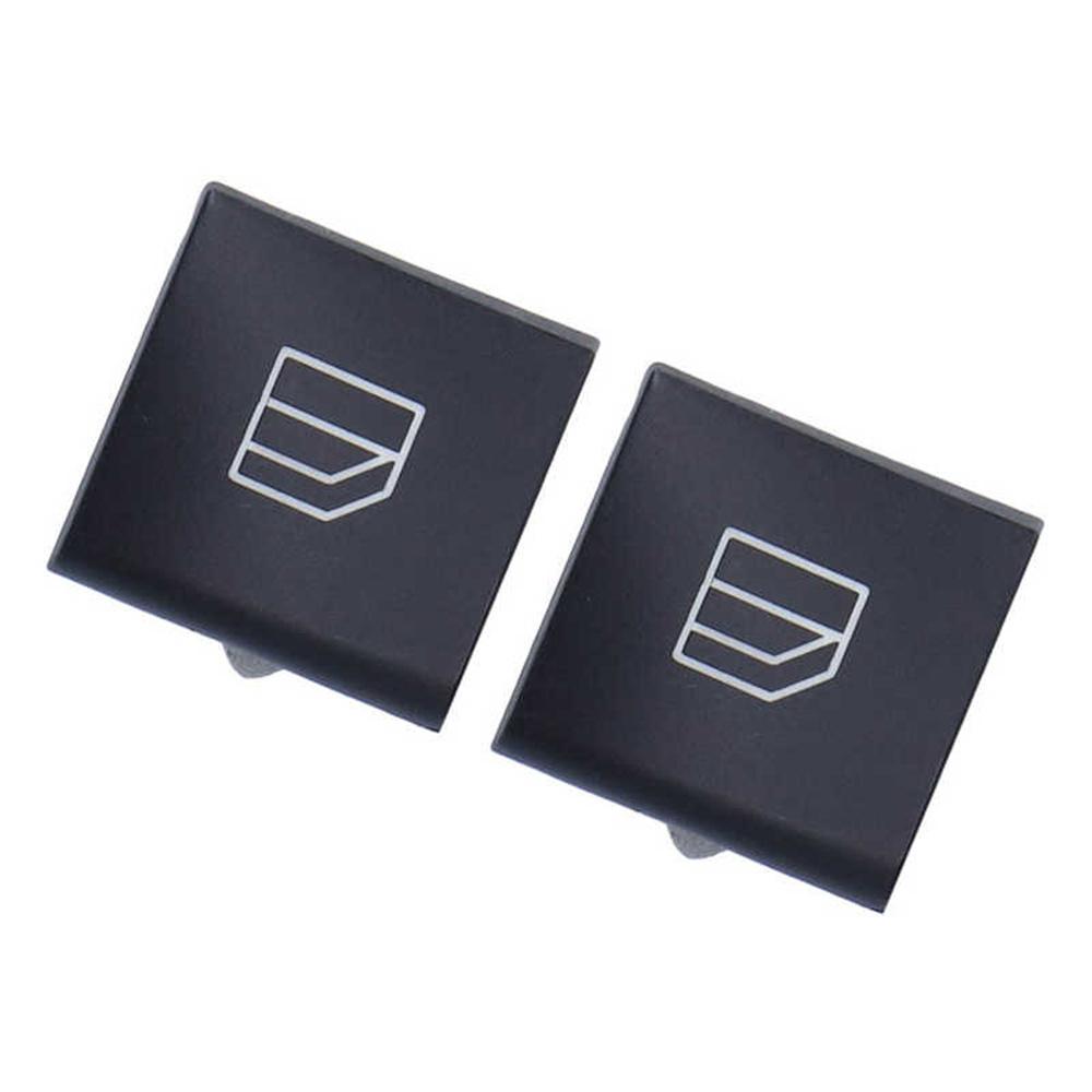 2Pcs Master Window Switch Button Cover Cap For Mercedes-Benz W204 C E Class W212