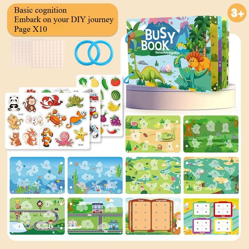 

1PC tear book quiet book children busy book busy book paste book early education book educational toys
