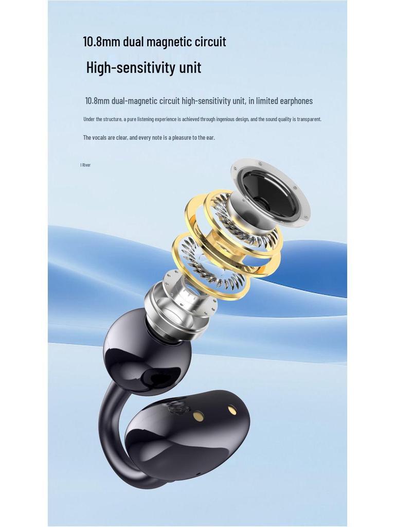 2025 New G126 TWS Bluetooth Sports Earbuds - Noise Cancelling & Non-In-Ear Design