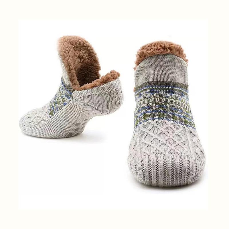 Herbst und Winter Bodensocken Home Warm Damen Herren Socken Schneesocken Schlafteppichsocken Hausschuhe Socken Herren Rutschfeste Yogasocken