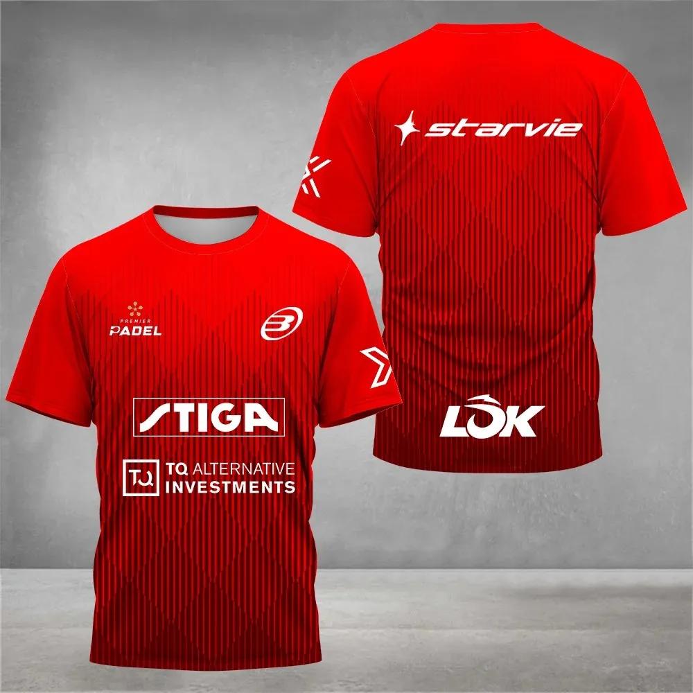 

Падель Джерсі Дихаюча Швидкосохнуча Тенісна Футболка з Коротким Рукавом Велика Чоловіча Спортивна Фітнес Топ Вільна Вологовідвідна Повсякденна Сорочка 2XL