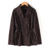 Womens 2026 Faux Lamb Leather Trench Coat With Lapel Collar Waist Belt Plus Size Elegant Outerwear