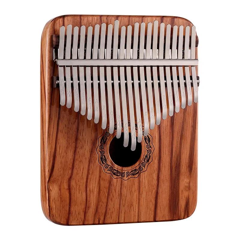 Kalimba Arc Design 21 Key Portable Thumb Piano Professional Kalimbas Beginner Music Keyboard Musical Instrument With Accessorie