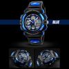 1163 Uhren Kinder Outdoor Sport Kinderuhr Digital Quarz Armbanduhr für Jungen Mädchen Uhren mit PU-Armband Band Alarm LED Leuchtend Wasserdicht