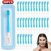Mint flavored bead toothbrush, deeply cleanses the mouth, five in one mini brush, suitable for convenient travel and travel