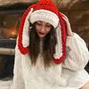 Women Knitted Caps Cosplay Party Hat Anti-Static Winter Hat Sport Skiing Hats