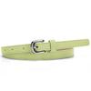 Simple Design For Women's Thin Belt Fashion Casual Versatile Jeans Accessories Girdle Suede Pu Leather Pin Buckle Waistband