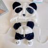 20CM Plush Doll Outfit: Panda Suit & Mary Knot Set