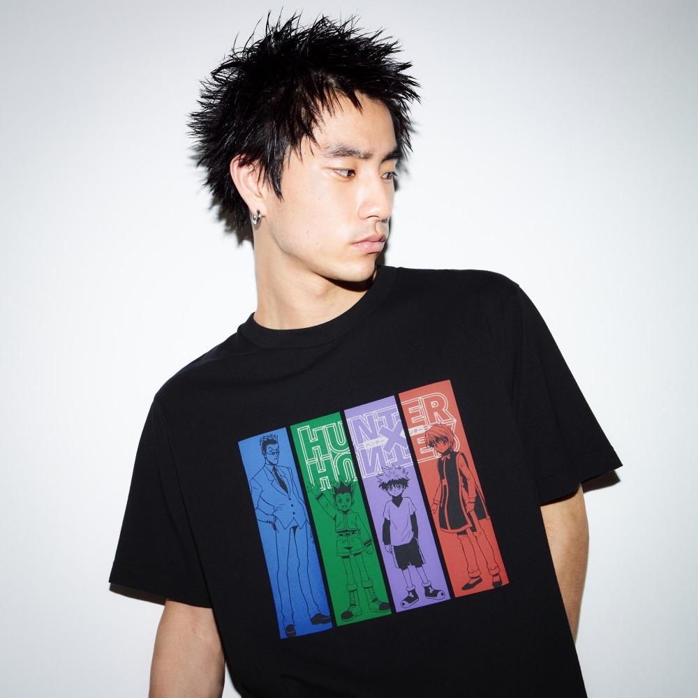 

UNIQLO Hunter x Hunter Аниме UT Графическая футболка с коротким рукавом A