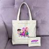 2pcs KPop Demon Hunter Handbag Coin Purse Girl Bag Shopping Canvas Shopper Tote Wallet Shoulder Lady Bags Women Gift Kid Friendly Entertaining Fun