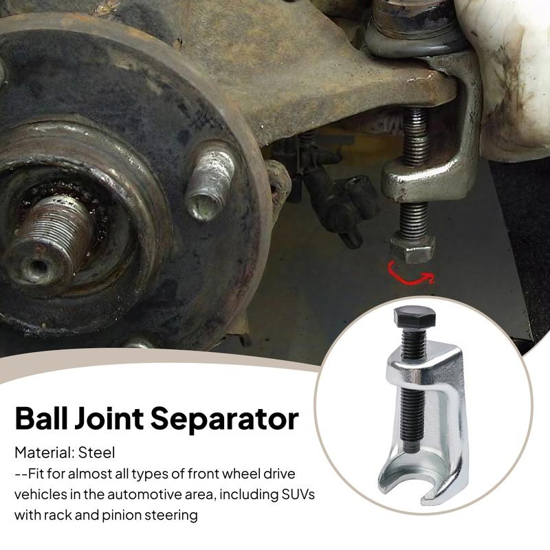 Auto Ball Joint Separator Tie Rod End Puller Extractor Splitter Removal Tool Pitman Arm Puller for Pickup SUV Light Truck