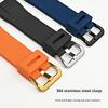 Cinturino in Silicone ad Alta Resistenza per Casio Serie PROTREK PRG-650Y/600 PRW-6600 GA-2000 Uomo Sportivo Impermeabile Cinturino Braccialetto 24mm