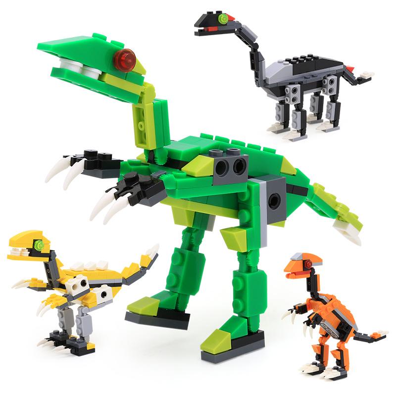 Dinosaur Gashapon Building Blocks Toy - Children's Educational Interlocking Set