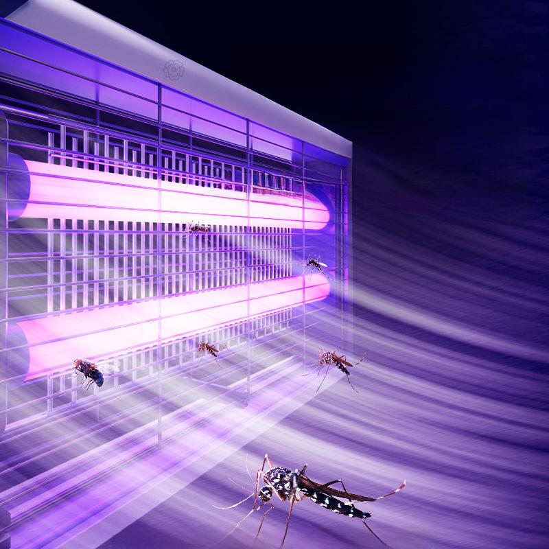 "2023 Wall-Mounted UV Electric Mosquito Killer Lamp - Efficient Vertical Trap for Mosquitoes"