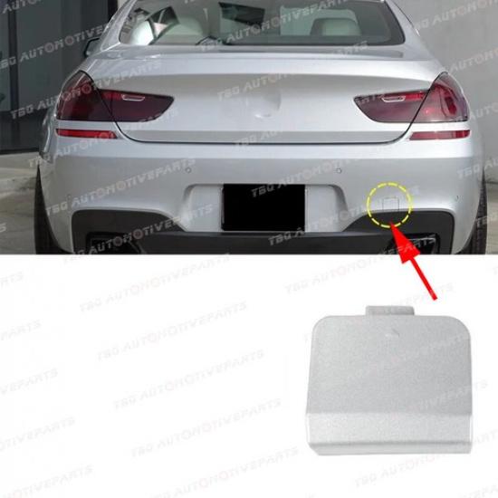 Rear Bumper Tow Hook Eye Cover for BMW 6 Series M6 F06 Gran Coupe 2013- 2016
